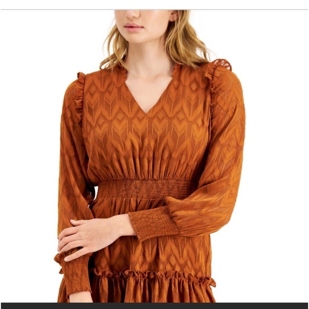 Vintage Style Ruffled Mini Dress - Picture 11 of 13